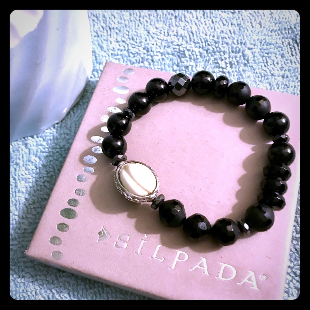 Silpada Blackboard Stretch Bracelet Item B3169